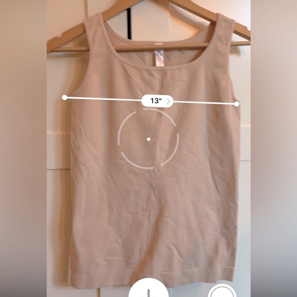 Spanx smoothing shape wear tank top size L/XL in beige - Picture 4 of 5